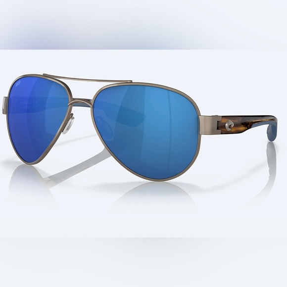 Costa Accessories Costa Del Mar Polarized Aviator Blue Mirrored
